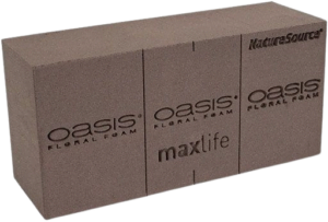 A block of OASIS® NatureSource™ Floral Foam.