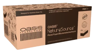 A case of OASIS® NatureSource™ Floral Foam.